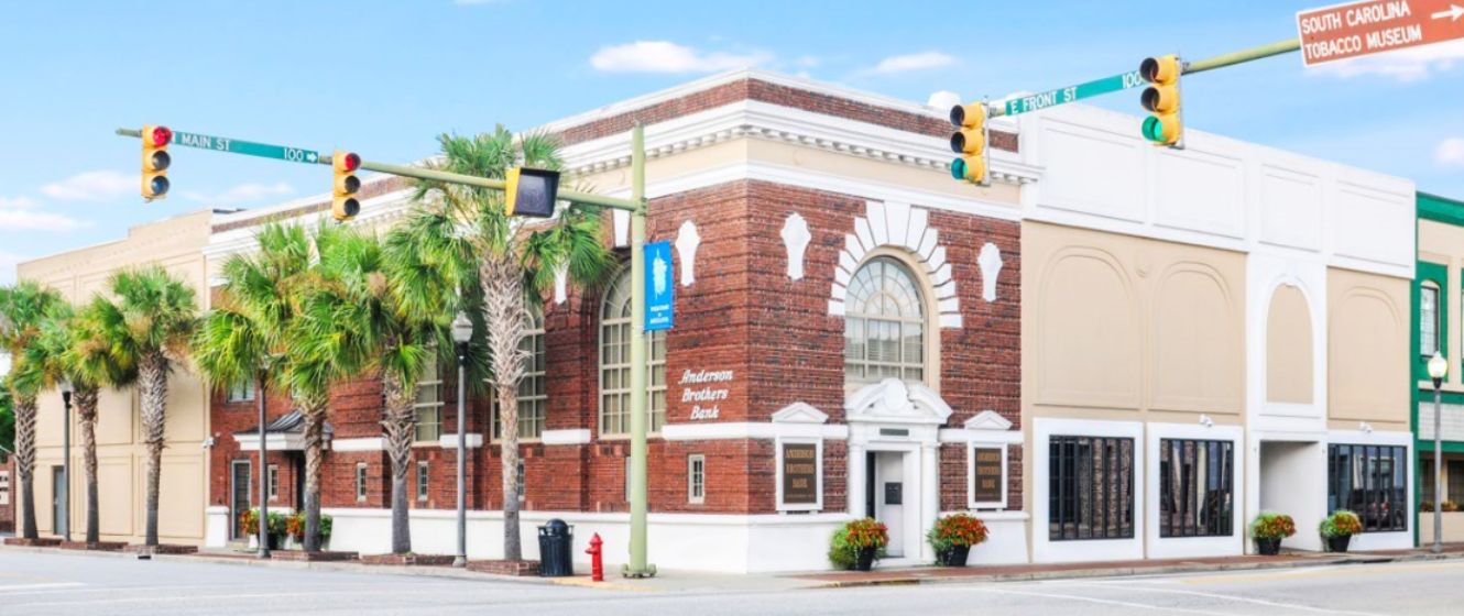 Mullins main street branch of Anderson Brothers Bank